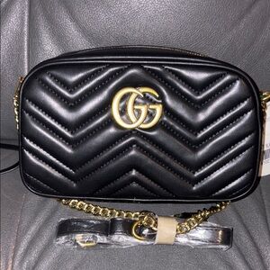 💎Gucci💎 GG Marmont Quilted Chain Bag